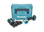 Smerigliatrice Angolare A Batteria Makita Dmc 300 Rgj 18 V 76 Mm Brushless + 2X Batteria Ricaricabile 6,0 Ah + Caricabatterie + Makpac