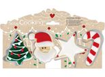 4 Set Di Tagliabiscotti Natalizi