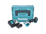 Makita Dmc 300 RG1J Smerigliatrice Angolare A Batteria 18 V 76 Mm Brushless + 1X Batteria Ricaricabile 6,0 Ah + Caricabatterie + Makpac