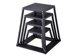 Vevor 4 Pezzi Box Per Salto Pliometrico, 305/458/609/762 Mm Box Pliometrico Nero, Set Di Box Antiscivolo Per Esercizi Fitness Step-Up Per Allenamento Fitness A Casa, Allenamento Per La Forza Di Condizionamento, Allenamento Per Il Salto