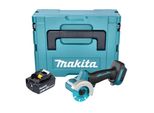 Smerigliatrice Angolare A Batteria Makita Dmc 300 G1J 18 V 76 Mm Brushless + 1X Batteria Ricaricabile 6,0 Ah + Makpac - Senza Caricabatterie
