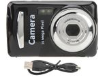 Inf Fotocamera Compatta Con Zoom Ottico 16X, Sensore Da 16 Mp E Schermo Lcd Da 2,4" Nero"