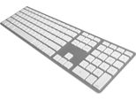 Matias Tastiera Wireless USB-C In Alluminio Mac Tedesco Qwertz Argento