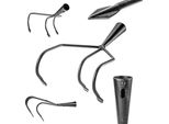 Kadax Artigli Da Giardino Rastrello Da Giardino A 3 Denti In Acciaio Condizionatore Aeratore