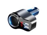 Caricabatterie Da Auto Doppia Porta Usb Splitter 12V-24V Presa Di Corrente Uscita Accendisigari