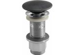 Set Di Scarico Per Lavabo 5/4", Click-Clack, Tappo In Calcestruzzo, 10-80 Mm, Antracite Opaco"