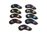Set Di Coperture Per La Testa Del Golf, Manica Della Copertura Del Ferro Da Golf, Copertura Della Testa Del Club, Coperture Della Testa Del Club Del Ferro Da Golf, Custodia Della Testa Del Club Da Golf, Copertura Della Testa Del Putter Da Golf