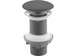Set Di Rifiuti 5/4" Click-Clack, Tappo In Ceramica, H. 20-70 Mm, Antracite"