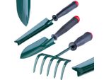 Kadax Set Di Attrezzi Da Giardino 3In1 Cazzuola Rastrello Tagliasiepe Forte