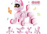 Vevor Gatto Giocattolo Telecomandato, Gatto Rc, Programmabile, Intelligente, Animale Domestico Robotico Interattivo Per Bambini Con Controllo Tattile, Che Cammina, Canta, Balla Gatto Giocattolo Rc Acrobatico