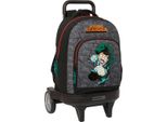 Zaino Scuola Con Ruote My Hero Academia Nero 33 X 45 X 22 Cm
