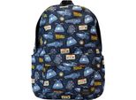 Loungefly - Plecak Nylonowy Back To The Future 40Th Anniversary 44Cm