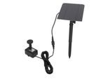 Pompa Solare Per Laghetti Con Fontana, 200 L/H, Pompa D'acqua Solare, Alimentata Tramite Usb, Pompa Per Fontane Da Giardino Per Il Paesaggio