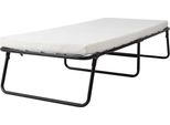 Letto Pieghevole Per Ospiti Su Ruote – Letto Pieghevole Per 1 Persona Con Materasso In Memory Foam Da 7 Cm – 80X190 Cm – Per Camere Degli Ospiti, Ufficio E Campeggio – Struttura In Acciaio – Pieghevole