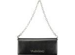 Elegante Borsa Da Donna Nera Con Tracolla A Catena E Dettaglio Del Logo