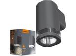 Lampada Da Parete Per Esterni, Grigio, 1Xgu10, Alluminio, IP54, AR071, Videx