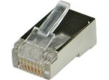 Roline Connettore RJ45 Cat. 5E Schermato, Per Cavo Rotondo (10Pz) (12.01.1089)
