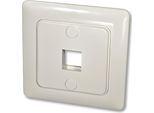 Lindy 60543 Lindy Wandanschlussdose F.1 Keystone Wand De Abdeckung 80X80