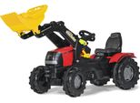 Rolly Toys Trattore A Pedali Case Puma Cvx 240 + Caricatore Frontale, Sedile Regolabile, Bambini