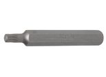 Bit | Lunghezza 75 Mm | Attacco Esagono Esterno 10 Mm (3/8") | Interno Multidente (Per Xzn) M6"