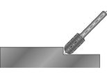 Fresa In Metallo Duro Ruko Forma C Diametro 6Mm Hm Per Alluminio Wrc - 116020A