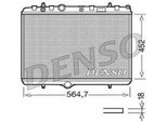 Denso Radiatore, Raffreddamento Motore Per Veicoli Con Aria Condizionata DRM21055