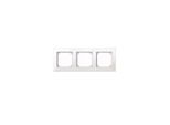 Merten 515319 Cornice M-PLAN, A 3 Ingressi, Bianco Polare Lucido