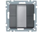 Pulsante 2 Volte Più Formica - Sensore A Sfioramento Knx 4 Volte 627614