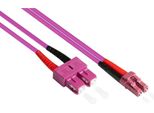 Patchkabel Lwl Duplex OM4 (Multimodale, 50/125) Lc/Sc, 3 M, Good Connections® (LW-803LS4)