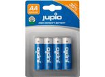 Jupio Batterie Alcaline Aa, LR6, 1,5 V, Non Ricaricabili, Blu