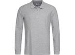 Stedman ST3400 | Polo Uomo Manica Lunga 100 - Colore: Grey Heather - Taglia: L