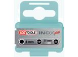 Ks Tools 1/4 Inox+ Bit Esagonale, 25Mm, 6Mm, Confezione Da 5, 910.2264
