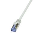 Cavo Patch Logilink, Cat. 6A, S/Ftp, 0,5 M, Grigio