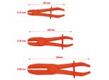 Ks Tools Set Di Pinze Per Tubi Flessibili Da 3 Pezzi 115.5050