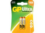 Batteria Alcalina Gp Ultra LR03 Aaa / 2 Pezzi In Confezione/Blister 1,5V Gp, GP24AU