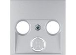 Berker Piastra Centrale Ant.Box B.7 Alu Wt A Vite