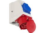 Presa A Muro Pce Cee, 5 Poli, 16 A, 230/400 V, IP44