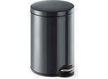 Durable Cestino Cilindrico Con Pedale 20L , Grigio, 341258