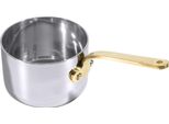 Casseruola, Pentola Da Portata, Acciaio Inox Con Manico In Ottone, Ø Diverso Selezionabile: 6,5 Cm Variante: 6,5 Cm