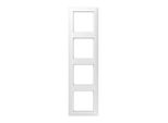 Telaio 4X Bianco Alpino Orizzontale/Verticale - Telaio Quadruplo Bianco As 584 Bf Ww