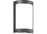 Cmd 16/3/BM Applique In Acciaio Inox Antracite IP44 E27 Con Rilevatore Di Movimento