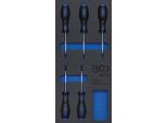 Bgs Inserto Per Carrello Da Officina 1/3: Cacciavite A Profilo T (Per Torx) 5 Pezzi - 4076