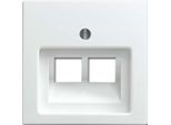 Busch-Jaeger Piastra Centrale 2-Gang Busch-Balance Si 2CKA001753A0226 1803-02-914