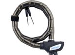 Fischer 85854 Fischer Lucchetto Per Bicicletta, Lunghezza: 700 Mm, Nero