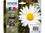 Epson 18 Multipack - Confezione Da 4 - 15,1 Ml - Nero, Giallo, Ciano, Magenta - Originale - Cartuccia D'inchiostro
