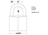 Masterlock 4 Lucchetti Da 20 Mm Con Chiave Uguale