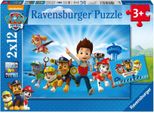 Ravensburger 7586 Puzzle Ryder E I Paw Patrol 2 X 12 Pezzi 7586