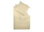 Biancheria Da Letto In Raso Fleuresse Colori 155X200 Cm + 80X80 Cm Beige