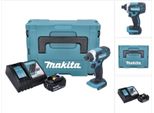 Makita Dtd 152 RF1J 18V Avvitatore Ad Impulsi A Batteria In Valigetta Makpac + 1X Batteria Bl 1830 3,0 Ah + Caricatore Rapido Dc 18 Rc