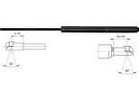 Cofano Con Molla A Gas 506 Mm Metzger Per CitroËN C5 I